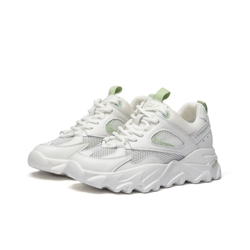 SATCHI SPORT Cushioned Wear-Resistant Breathable Chunky Sneakers Women's-2