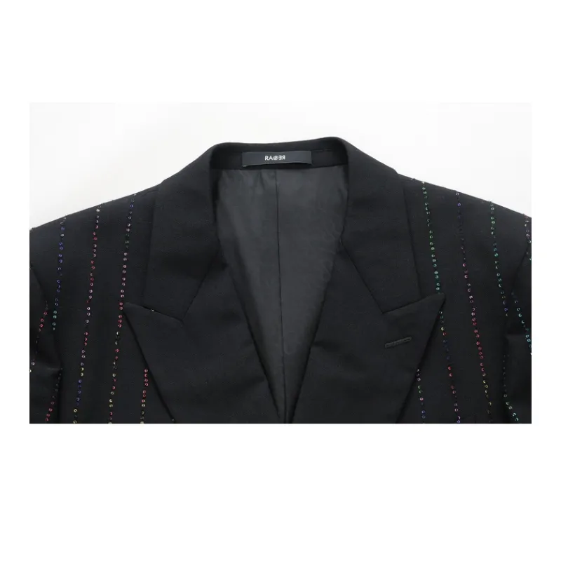 RARE Formal Single Suit Men's Black-2