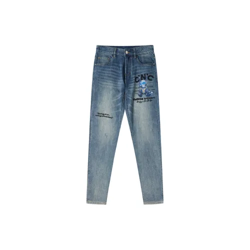 C'N'C Trend Series Jeans Men Denim Blue