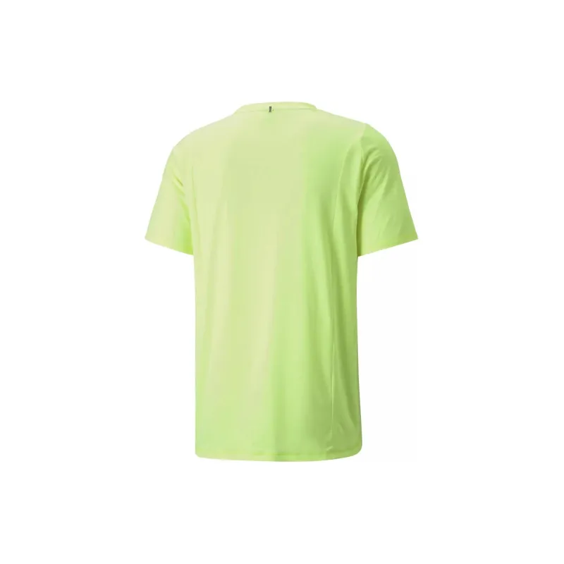 PUMA RUN CLOUDSPUN TEE M LIME SQUEEZE HEATHER T-Shirt Men's Green-1