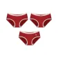 3 Pack (A Set-Millennium Red-All Red+Minimalist Style Letter+Peaceful Happiness)