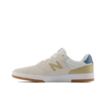 New Balance NB 425 Anti Slip Wear Resistant Low Top Skateboard Shoes Unisex Beige Yellow