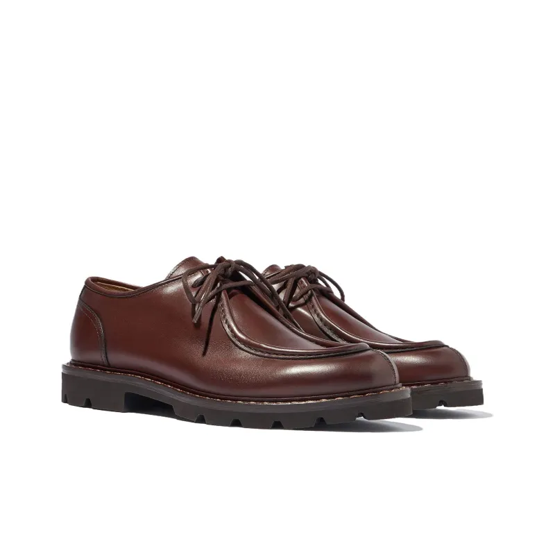 SCAROSSO Damiano Leather Derby Shoes-2