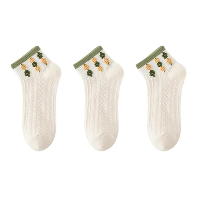 MIIOW Ankle Socks Women's 3 Pack-5