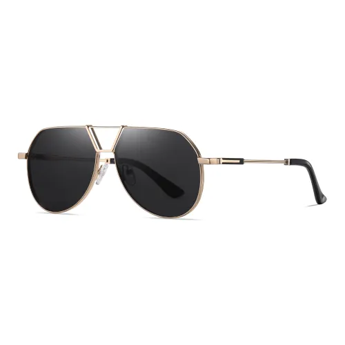 GUCCI Injection Molded Aviator Sunglasses Womens Black
