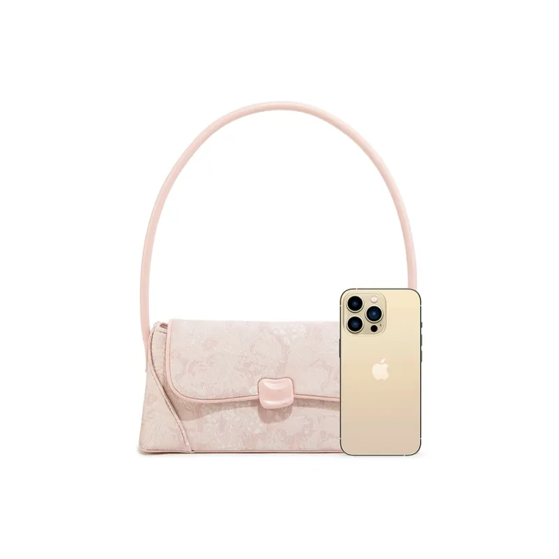 MACKJANICE Synthetic Leather Shoulder Bag Women's White-19