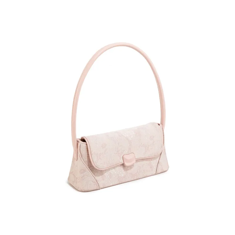MACKJANICE Synthetic Leather Shoulder Bag Women's White-20