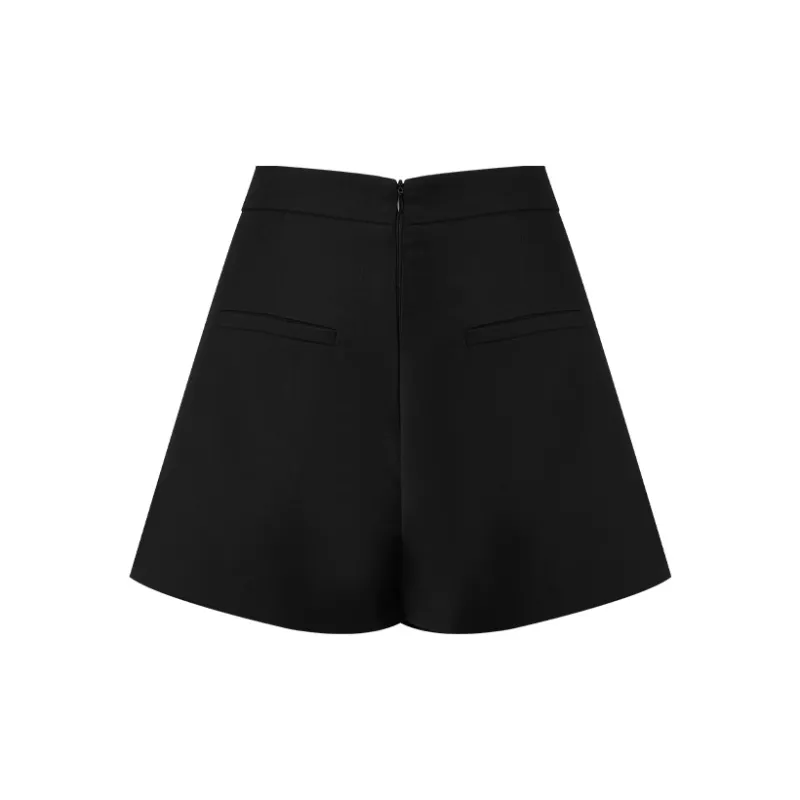 TAMMY TANGS Casual Shorts Women's Black-1