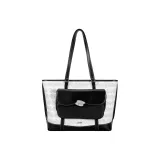 Black Gray+Front Panel Bag