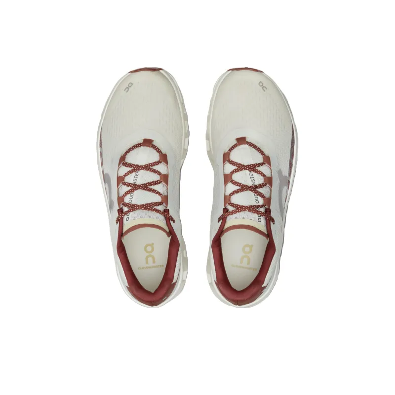 On Cloudmonster Cushioned Slip-Resistant Low-Top Carbon Plate Long Distance Running Running Shoes Women's Umber-3