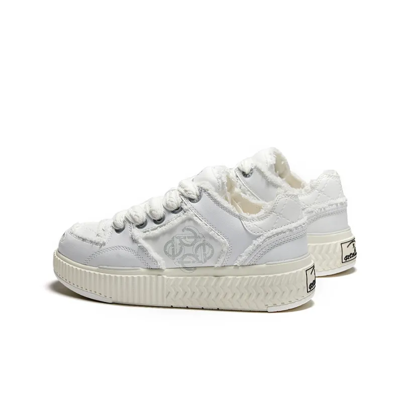 Excelsior Canvas Shoes Unisex Low Top White-2