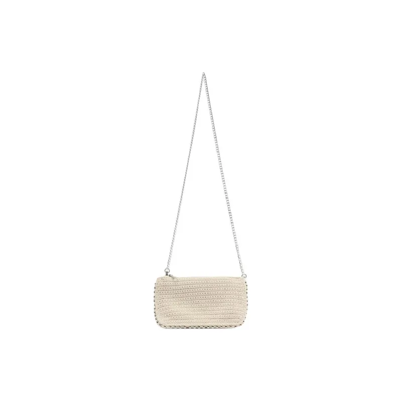 ZARA Polyester Wallets Shoulder Bag Crossbody Bag Women's Raw White-0