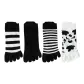 4 Pack (Thick Stripes+Black+Pinstripe+Cow Print)