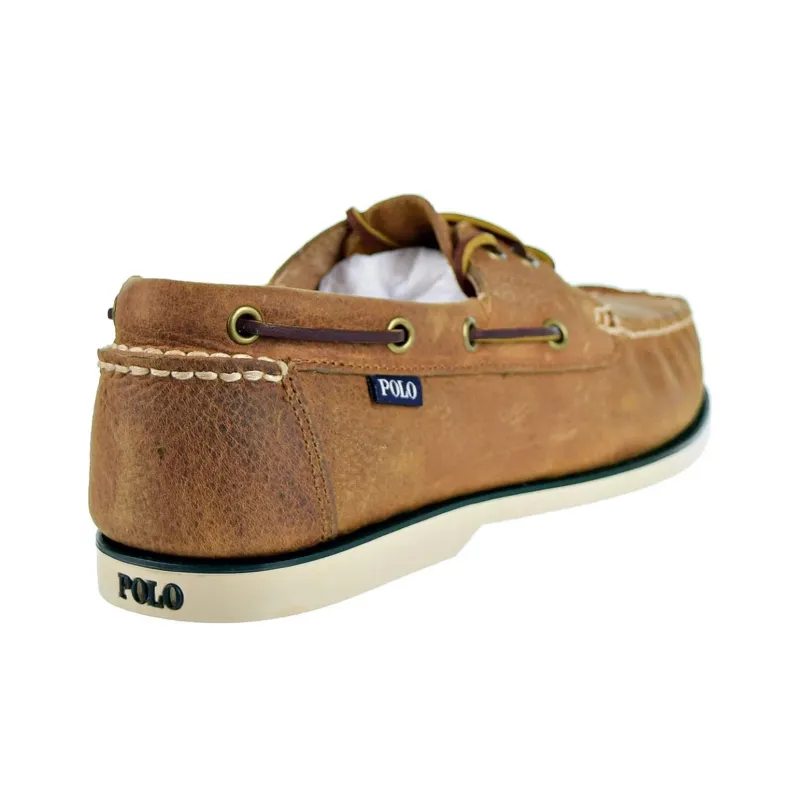Polo Ralph Lauren Bienne Boat Shoe Tan-4