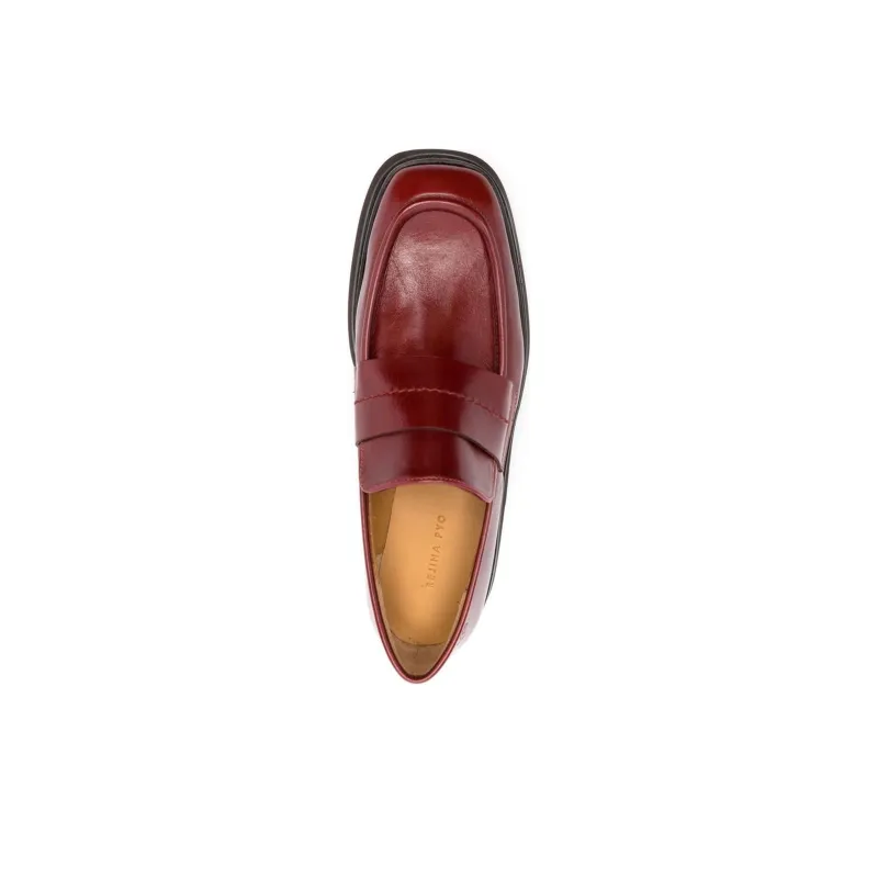 REJINA PYO Loafers 3cm Women's Rusty Red-3