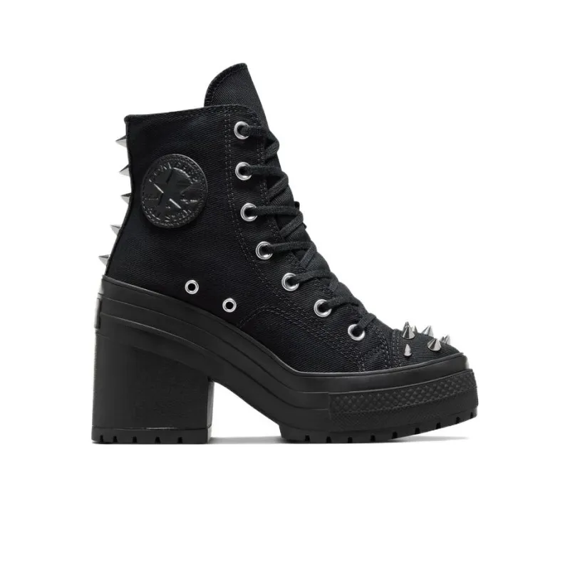Converse Women's Chuck 70 De Luxe Heel Platform High 'Studded Black' Women's-1