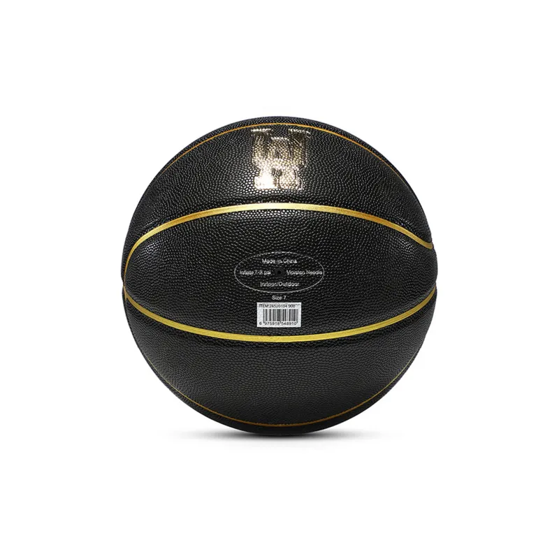 Under Armour PU Basketball Black Gold Size 7 Training Unisex-9