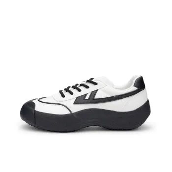 Warrior Sky Power Ugly Cute Clumsy Shoes Wear Resistant Slip Resistant Vintage Casual Shoes Unisex Black White