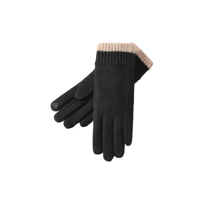 EQUIPMENTELEGANT Wool Knit Gloves Women's-7