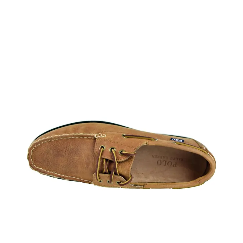 Polo Ralph Lauren Bienne Boat Shoe Tan-3