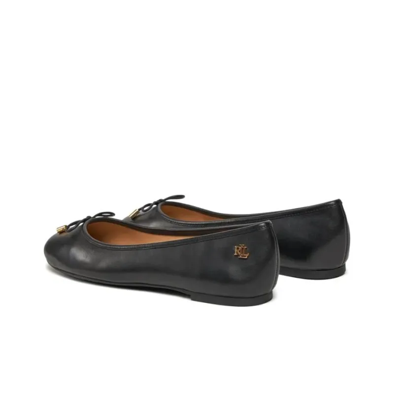 Lauren Ralph Lauren Jayna Leather Ballerinas Shoes-2