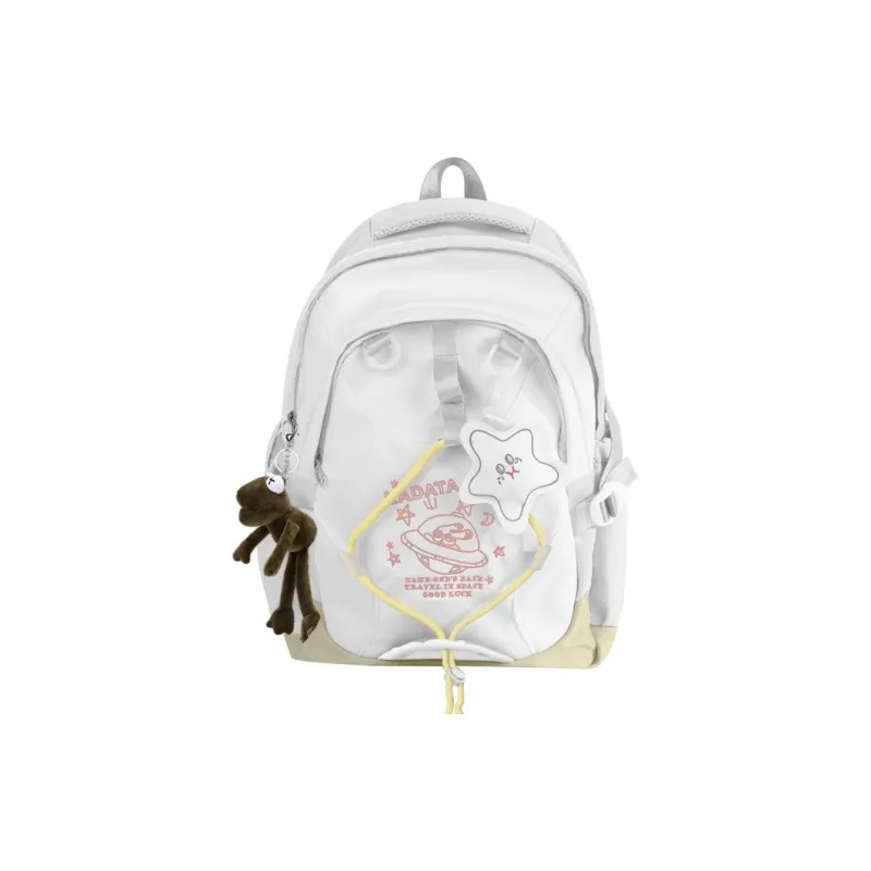 BALANG Nylon Handbag Backpack Regular Unisex White/Green/Blue-5
