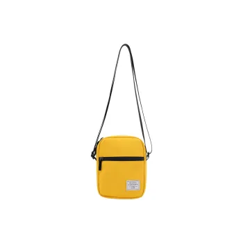 TINYAT Polyester Crossbody Bag With Cell Phone Pouch Shoulder Bag Regular Unisex Yellow Black