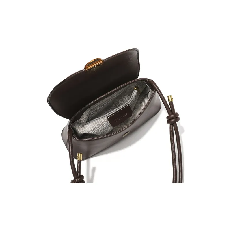 Worm's Home PU Shoulder Bag Crossbody Bag Regular Women's Brown-3