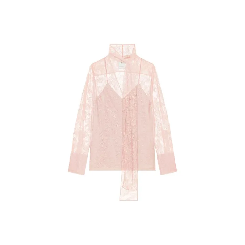 Givenchy Sheer Lace Blouse-3