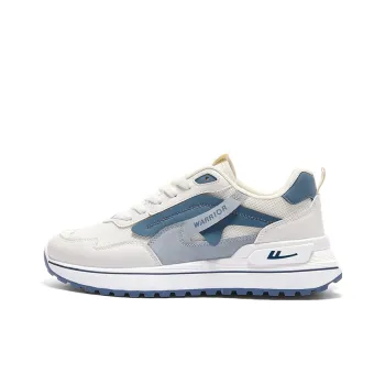 Warrior Anti Slip Wear Resistant Lightweight Breathable Low Top Casual Shoes Men's Beige Gray Dusty Blue