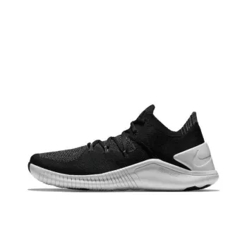 Nike Free Tr Flyknit 3 Black White Dark Grey Women's