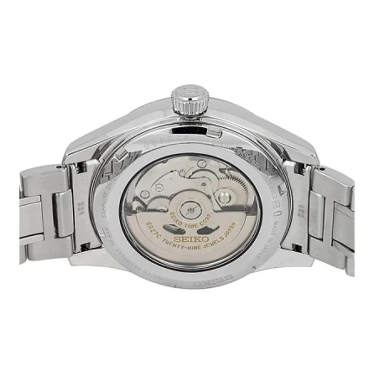 SEIKO Presage Series Automatic Mechanical Movement Stainless Steel Strap Watch Men's Watches Blue Dial SPB091J1-3