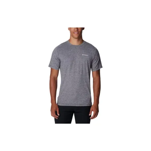 Columbia Kwick Hike T-Shirts Men Dark Gray