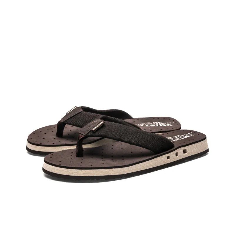 XMISTUO Rubber Sole Quick Drying Slip Resistant Abrasion Resistant Quiet Flip Flops Unisex-7