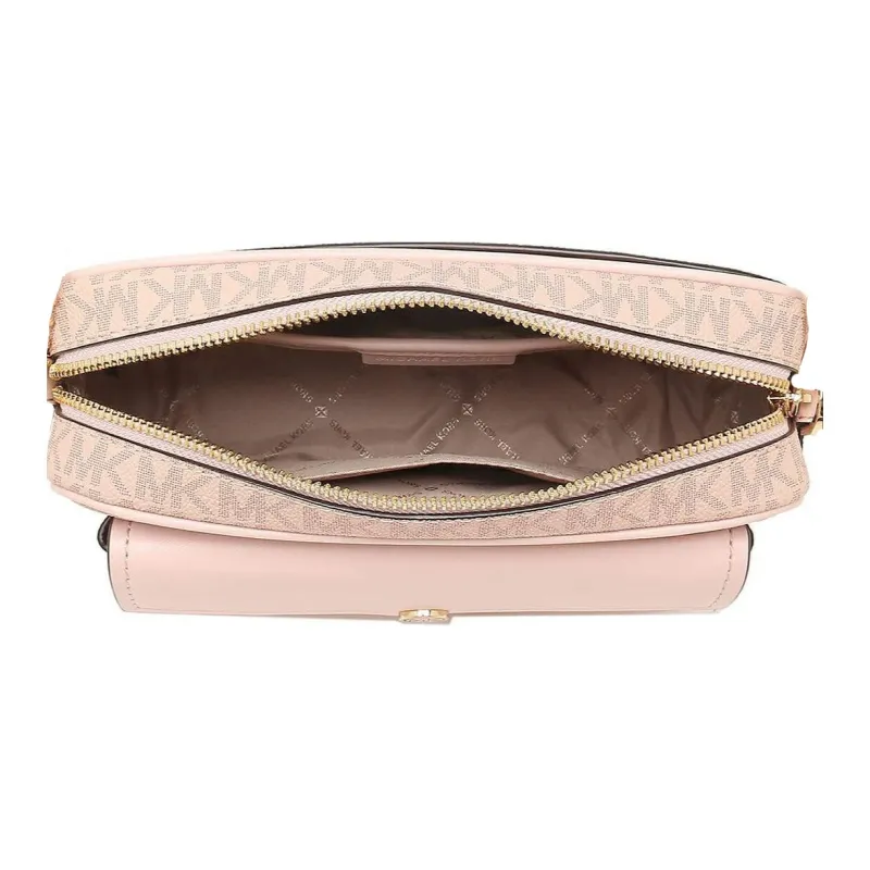 MICHAEL KORS Jet Set Travel Canvas Camera Bags Crossbody Bags Medium Size Women's Pink-4