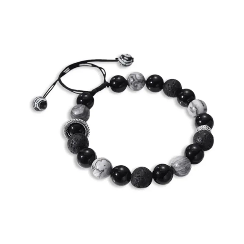 Bailijin Obsidian Jade Bracelets Unisex-0