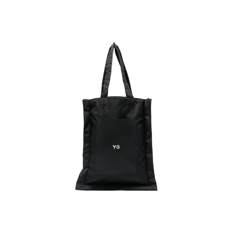 Y 3 Lux Logo print Tote Bag-0