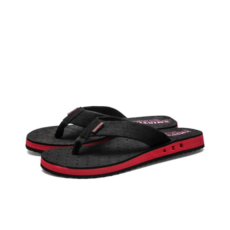 XMISTUO Rubber Sole Quick Drying Slip Resistant Abrasion Resistant Quiet Flip Flops Unisex-1