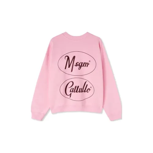 MSGM Sweatshirts Unisex Pink