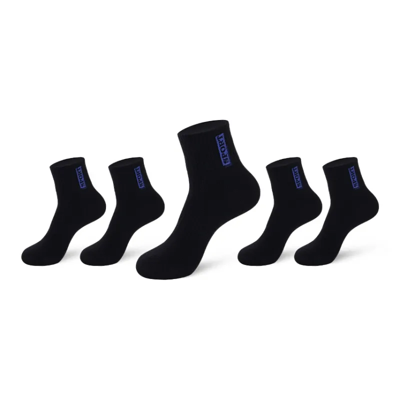LUOLIAN Mid Calf Socks Men's 5 Pack-24