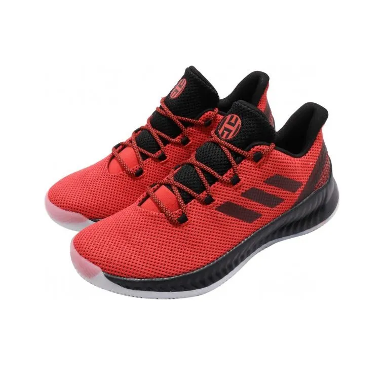 Adidas Harden B/E X Cushioning Low Top Running Shoes Men's Black Red-2