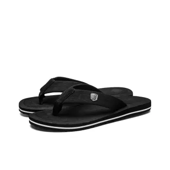XMISTUO Rubber Sole Slip-Resistant Abrasion-Resistant Quiet Flip Flops Men's