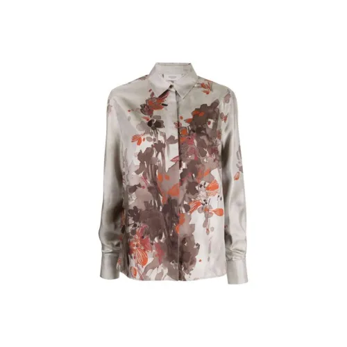 AGNONA Floral-print Silk Blouse