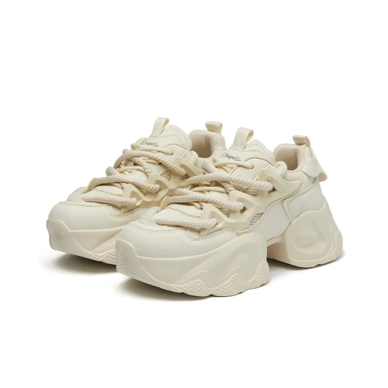 La Chapelle Height Increasing Lightweight Low-Top Chunky Sneakers Women's-1