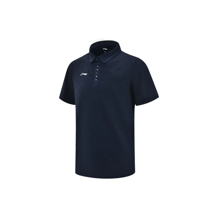 LINING Polo Shirts Men Ink Blue-1