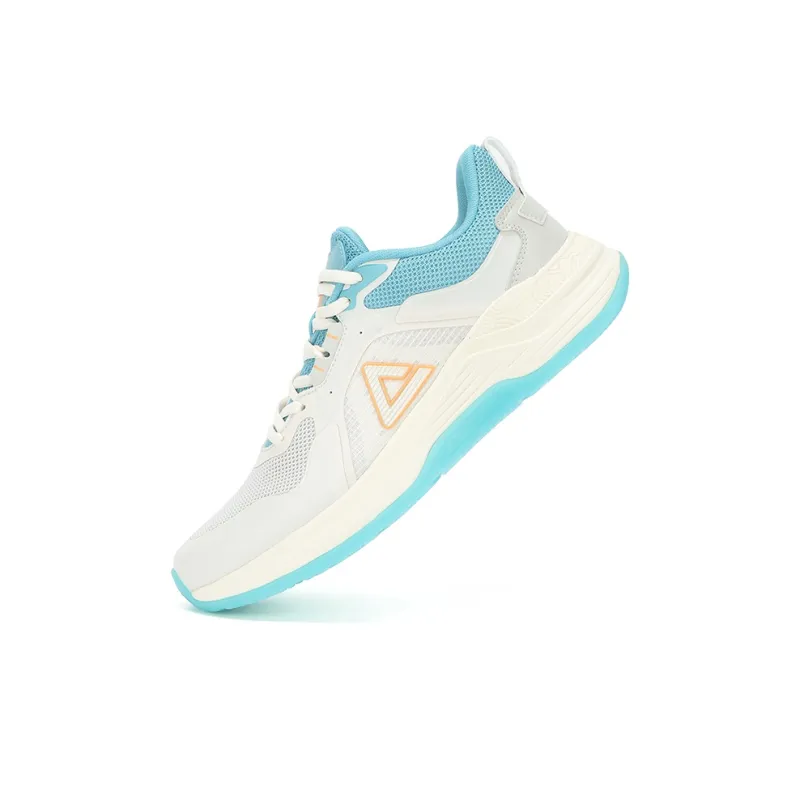 PEAK Full Arch Taichi Midsole Long Stand Shoes 2.0 Cushioning Lightweight Rebound Low Top Running Shoes Men's Ecru-4