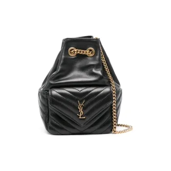 SAINT LAURENT Calfskin Crossbody Bag, Shoulder Bag Women's Black