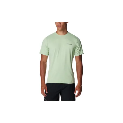 Columbia Tech T-Shirts Men Light Green