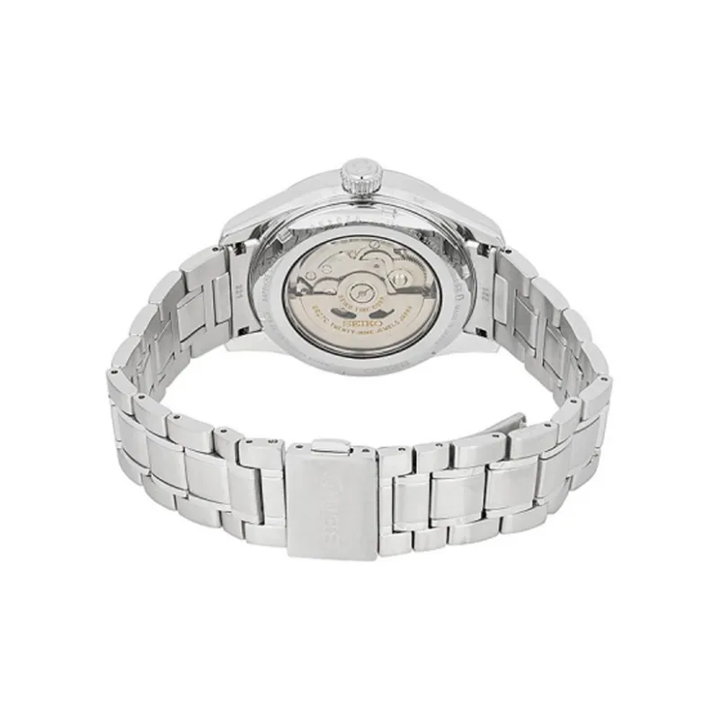 SEIKO Presage Series Automatic Mechanical Movement Stainless Steel Strap Watch Men's Watches Blue Dial SPB091J1-4