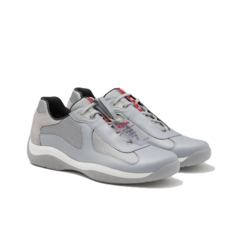 PRADA America's Cup Logo-patch Sneakers-2